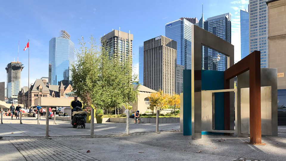John Atkin sculpture in Toronto 